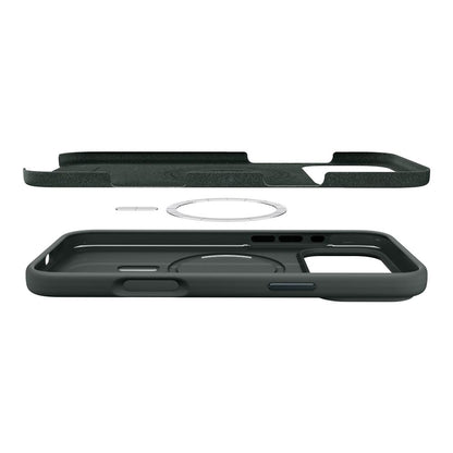 Capa MagSafe para Apple iPhone 17 Pro, Spigen, Silicone Fit, Verde