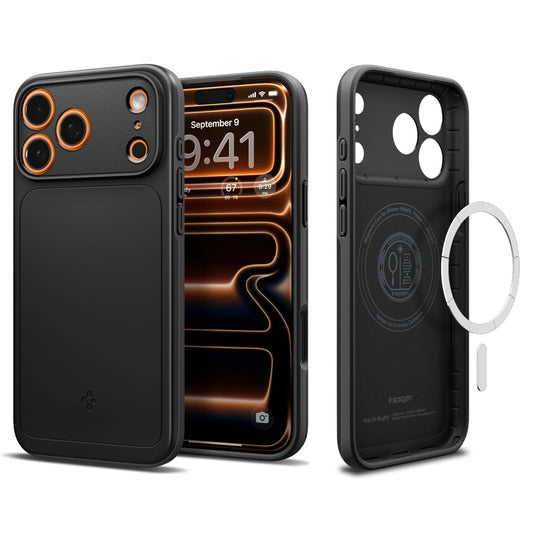 Capa MagSafe para Apple iPhone 17 Pro, Spigen, Thin Fit, Preta