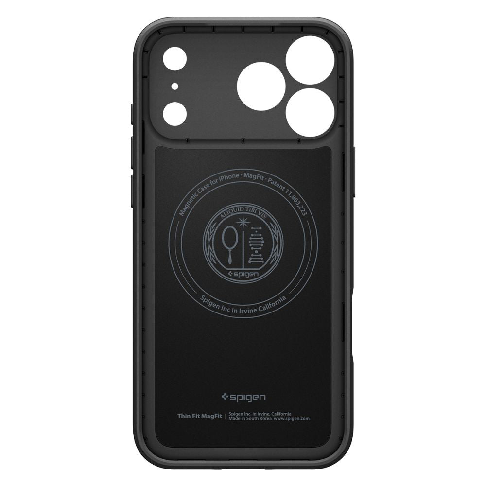 Capa MagSafe para Apple iPhone 17 Pro, Spigen, Thin Fit, Preta