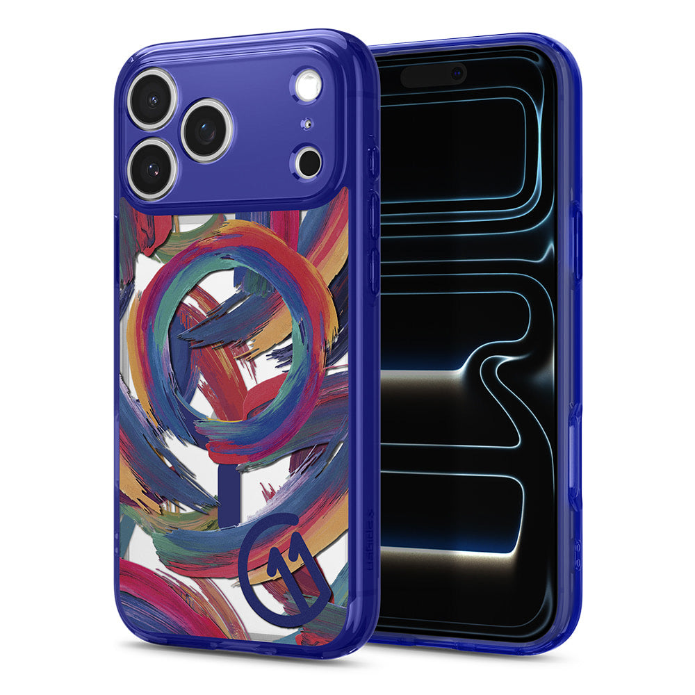 Capa MagSafe para Apple iPhone 17 Pro, Spigen, Ultra Hybrid C11, Indigo ACS11392