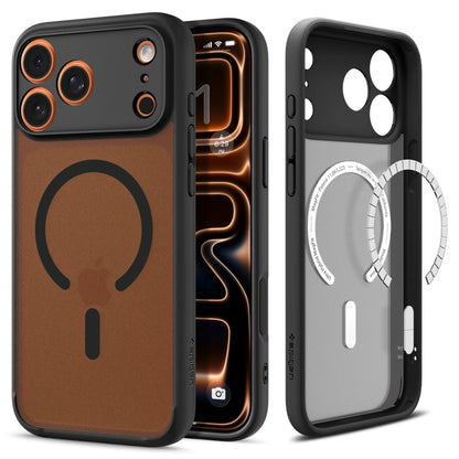 Capa MagSafe para Apple iPhone 17 Pro, Spigen, Ultra Hybrid, Preta Fosca