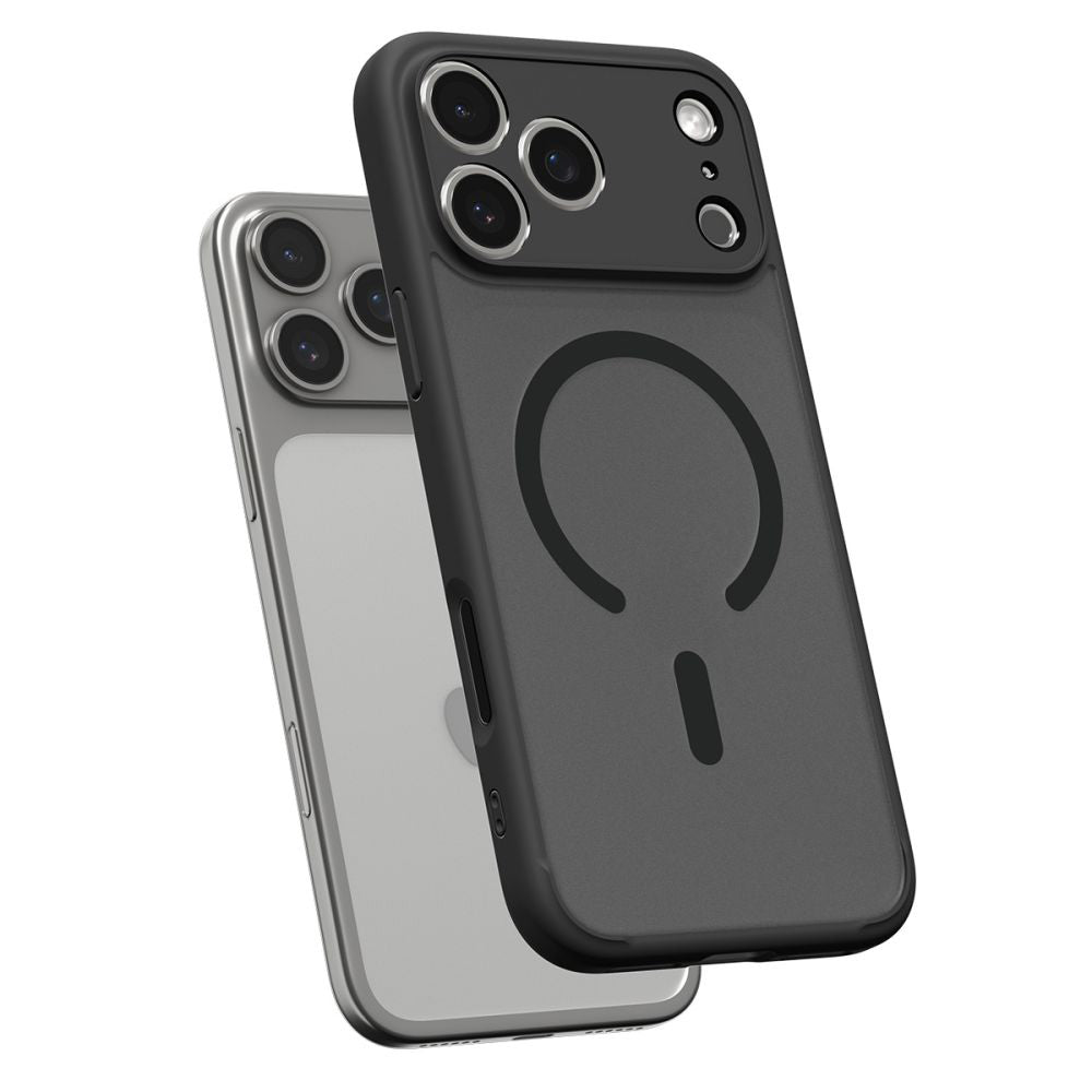 Capa MagSafe para Apple iPhone 17 Pro, Spigen, Ultra Hybrid, Preta Fosca