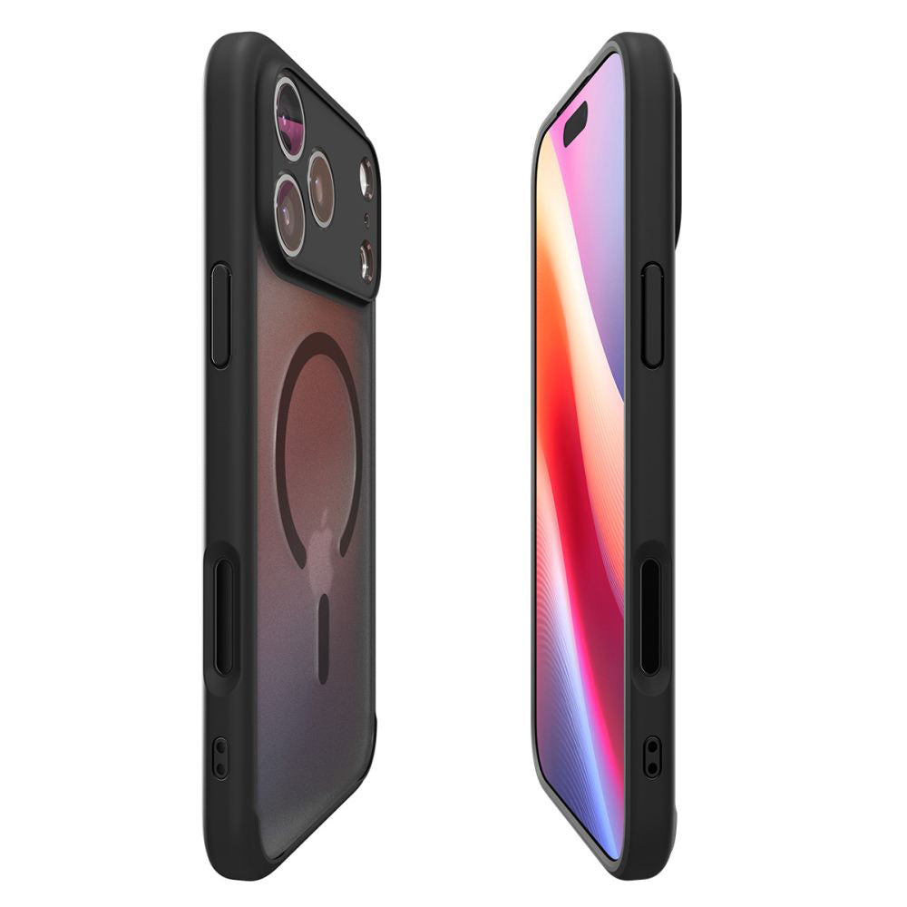 Capa MagSafe para Apple iPhone 17 Pro, Spigen, Ultra Hybrid, Preta Fosca