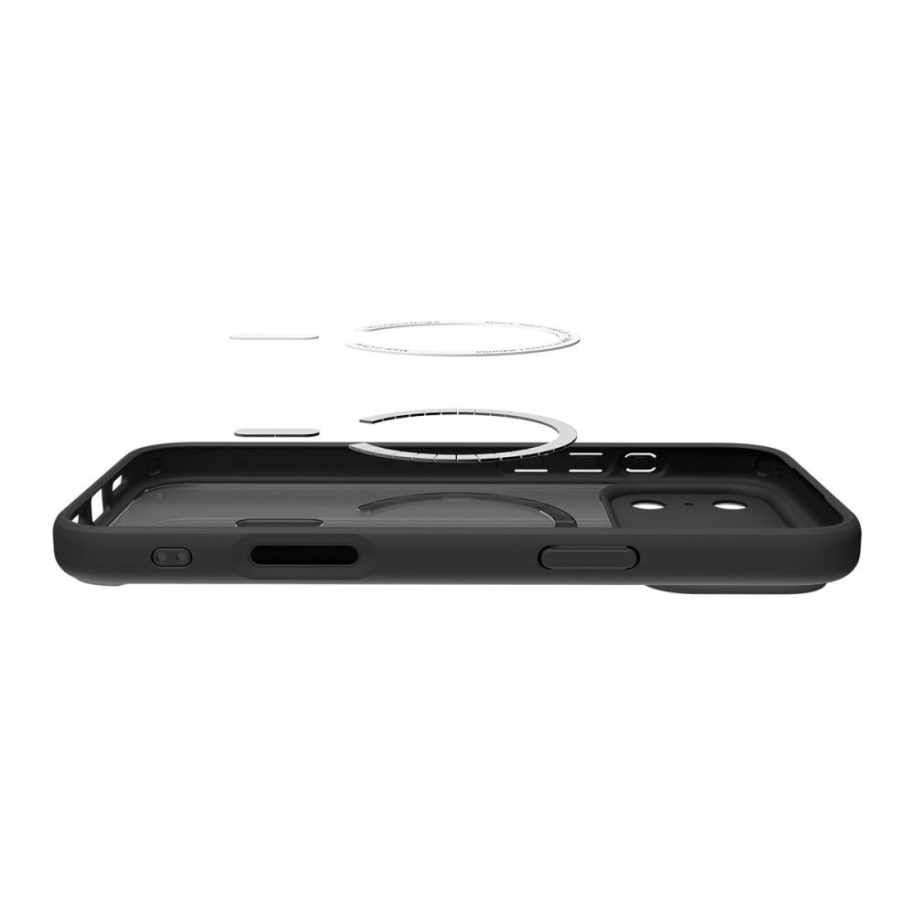 Capa MagSafe para Apple iPhone 17 Pro, Spigen, Ultra Hybrid, Preta Fosca