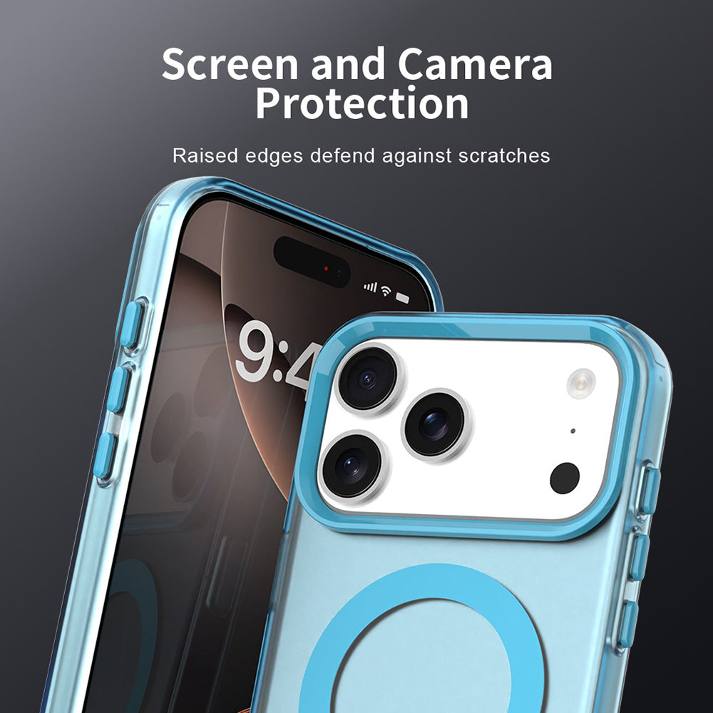 Capa MagSafe para Apple iPhone 17 Pro, Techsuit, CandyCase, Azul