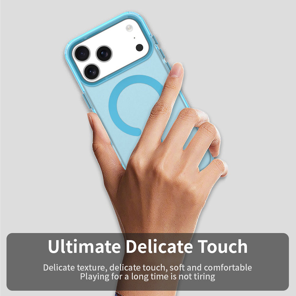 Capa MagSafe para Apple iPhone 17 Pro, Techsuit, CandyCase, Azul