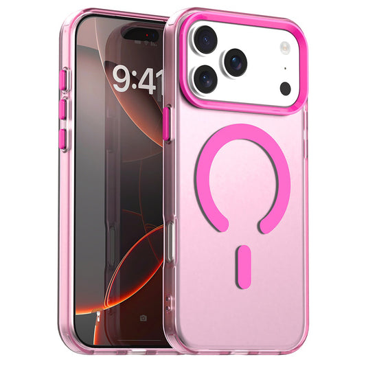 Capa MagSafe para Apple iPhone 17 Pro, Techsuit, CandyCase, Rosa