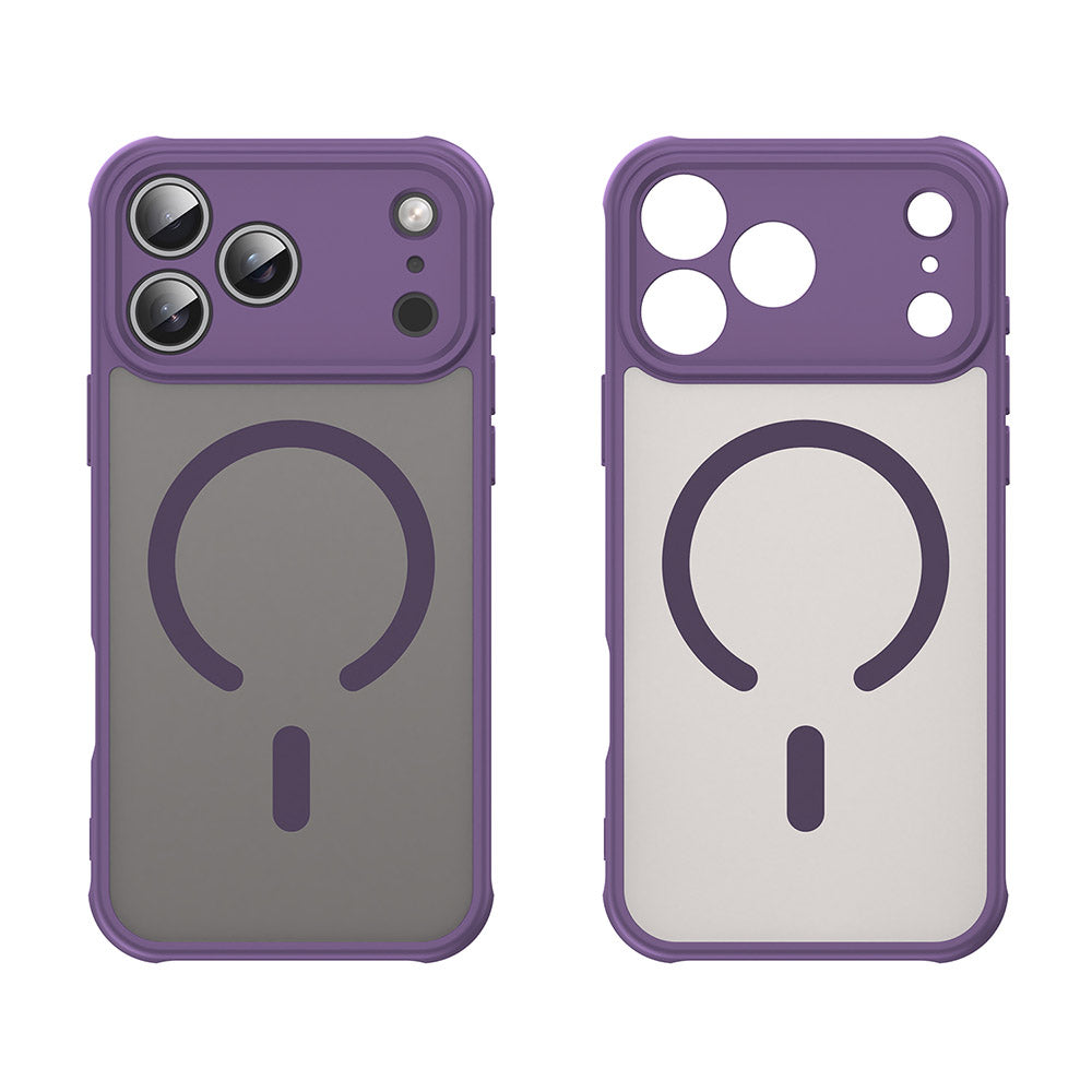 Capa MagSafe para Apple iPhone 17 Pro, Techsuit, HaloFrost II, Roxo