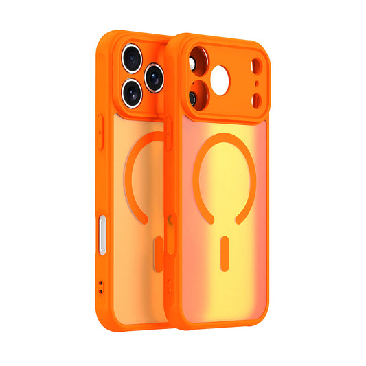 Capa MagSafe para Apple iPhone 17 Pro, Techsuit, HaloFrost II, Laranja