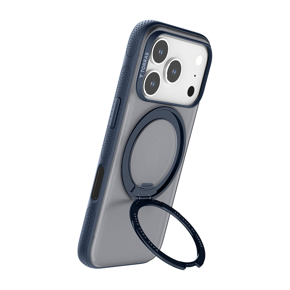 Capa MagSafe para Apple iPhone 17 Pro, Torras, Ostand R Fitness, Azul