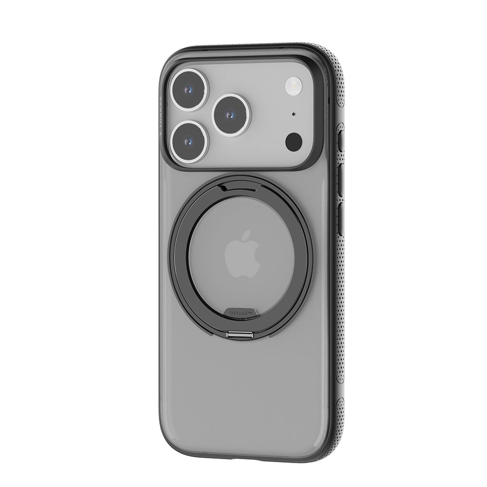 Capa MagSafe para Apple iPhone 17 Pro, Torras, Ostand R Fitness, Preta