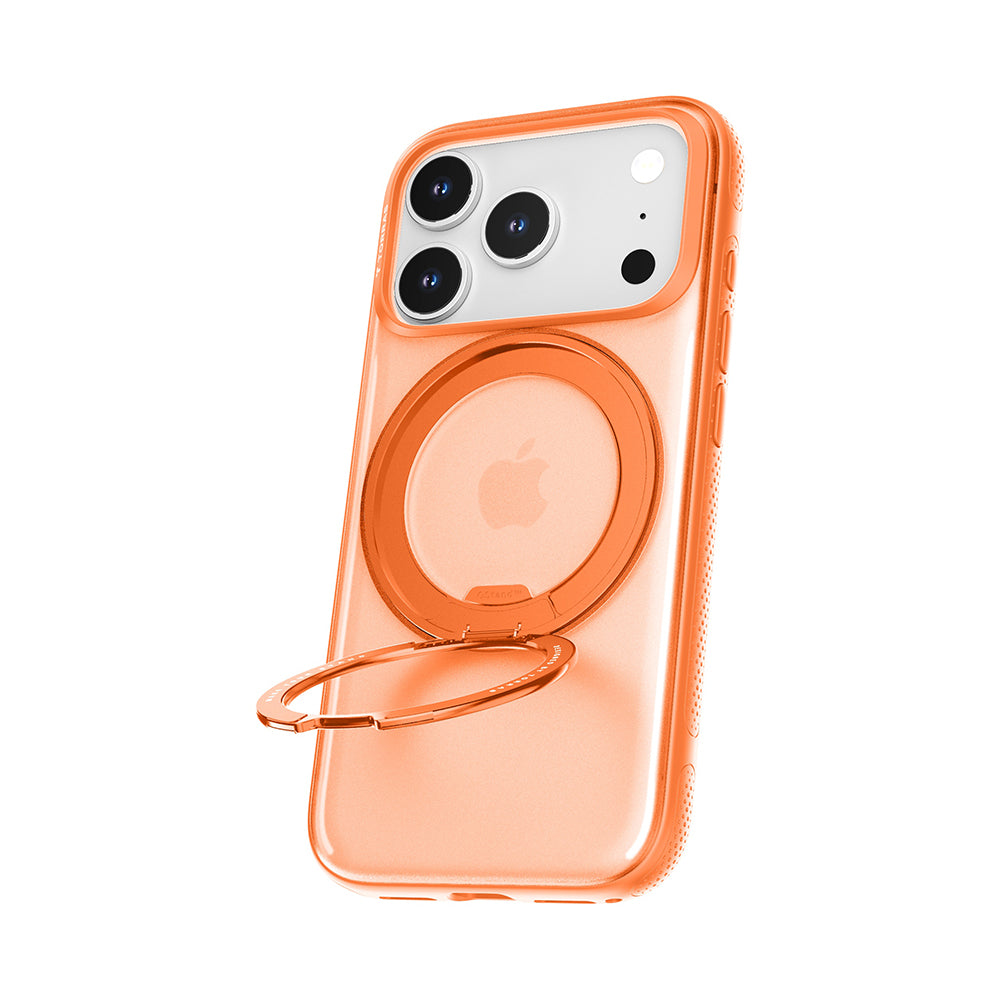 Capa MagSafe para Apple iPhone 17 Pro, Torras, Ostand R Fitness, Laranja