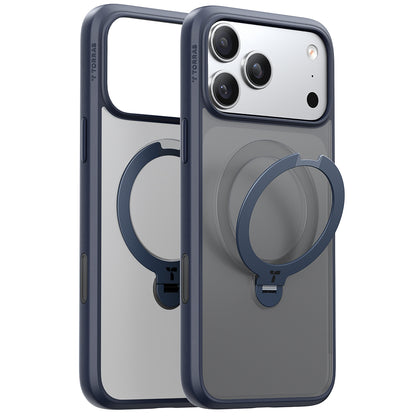Capa MagSafe para Apple iPhone 17 Pro, Torras, Ostand Spin, Azul