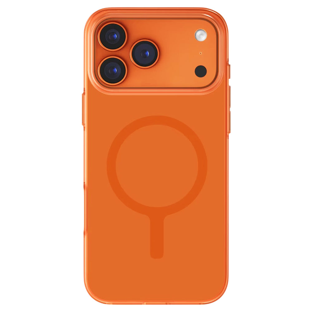 Capa MagSafe para Apple iPhone 17 Pro, UNIQ, Clario MagClick, Laranja