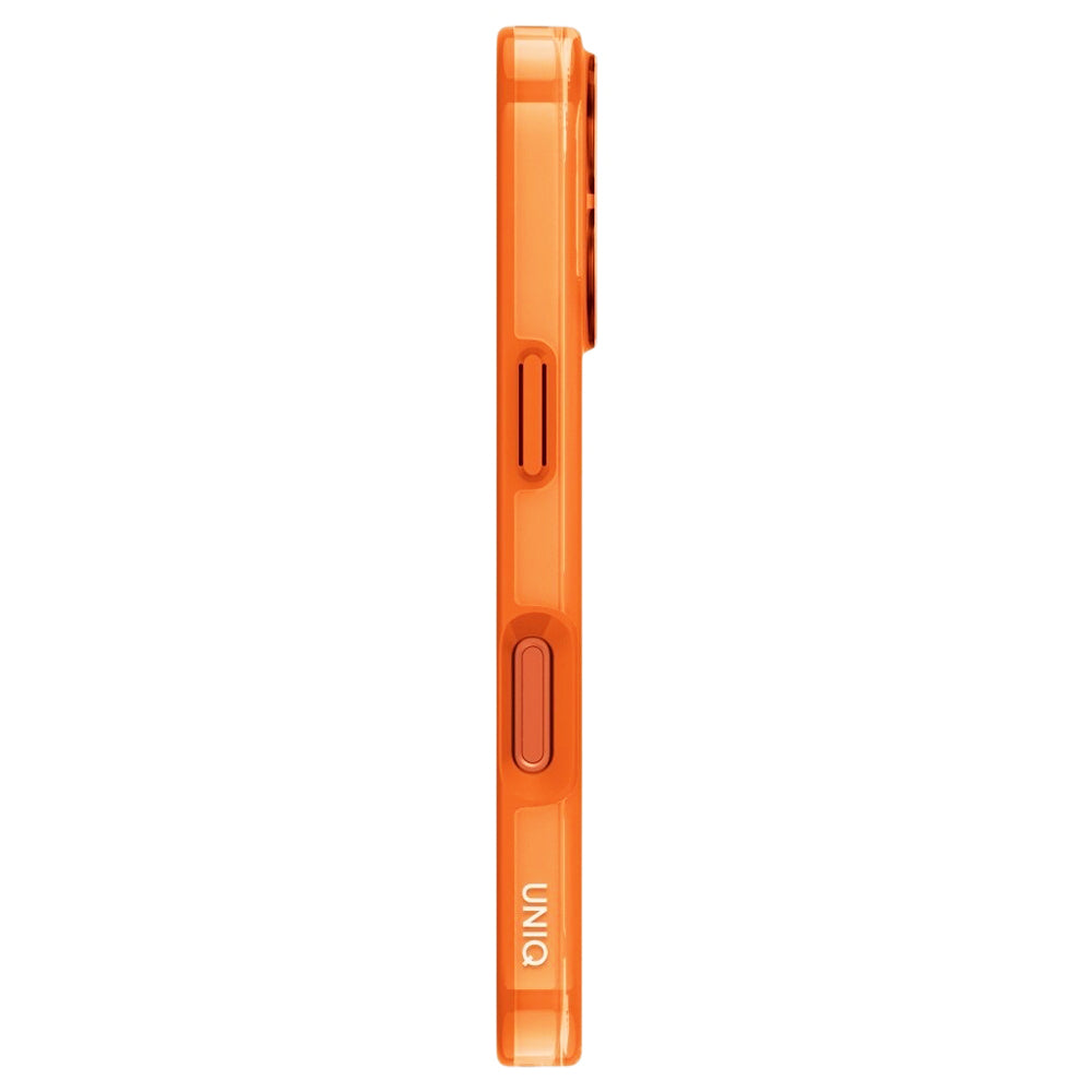 Capa MagSafe para Apple iPhone 17 Pro, UNIQ, Clario MagClick, Laranja