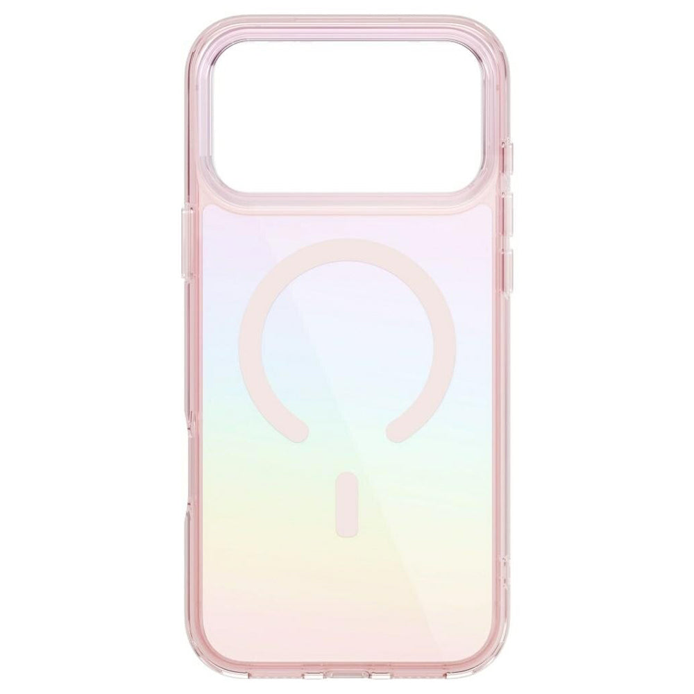 Capa MagSafe para Apple iPhone 17 Pro, UNIQ, Iridescia MagClick, Azul Pastel