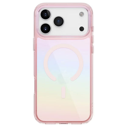 Capa MagSafe para Apple iPhone 17 Pro, UNIQ, Iridescia MagClick, Azul Pastel