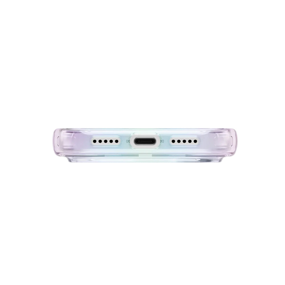 Capa MagSafe para Apple iPhone 17 Pro, UNIQ, Iridescia MagClick, Multicolor