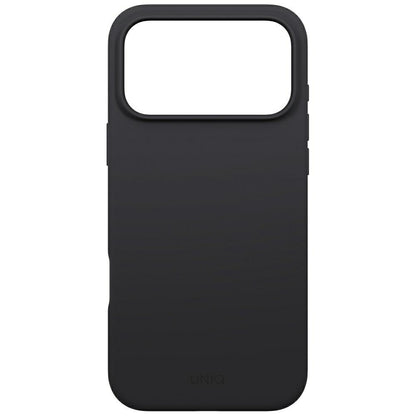 Capa MagSafe para Apple iPhone 17 Pro, UNIQ, Lino MagClick, Preta
