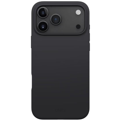 Capa MagSafe para Apple iPhone 17 Pro, UNIQ, Lino MagClick, Preta