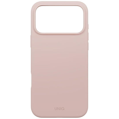 Capa MagSafe para Apple iPhone 17 Pro, UNIQ, Lino MagClick, Rosa