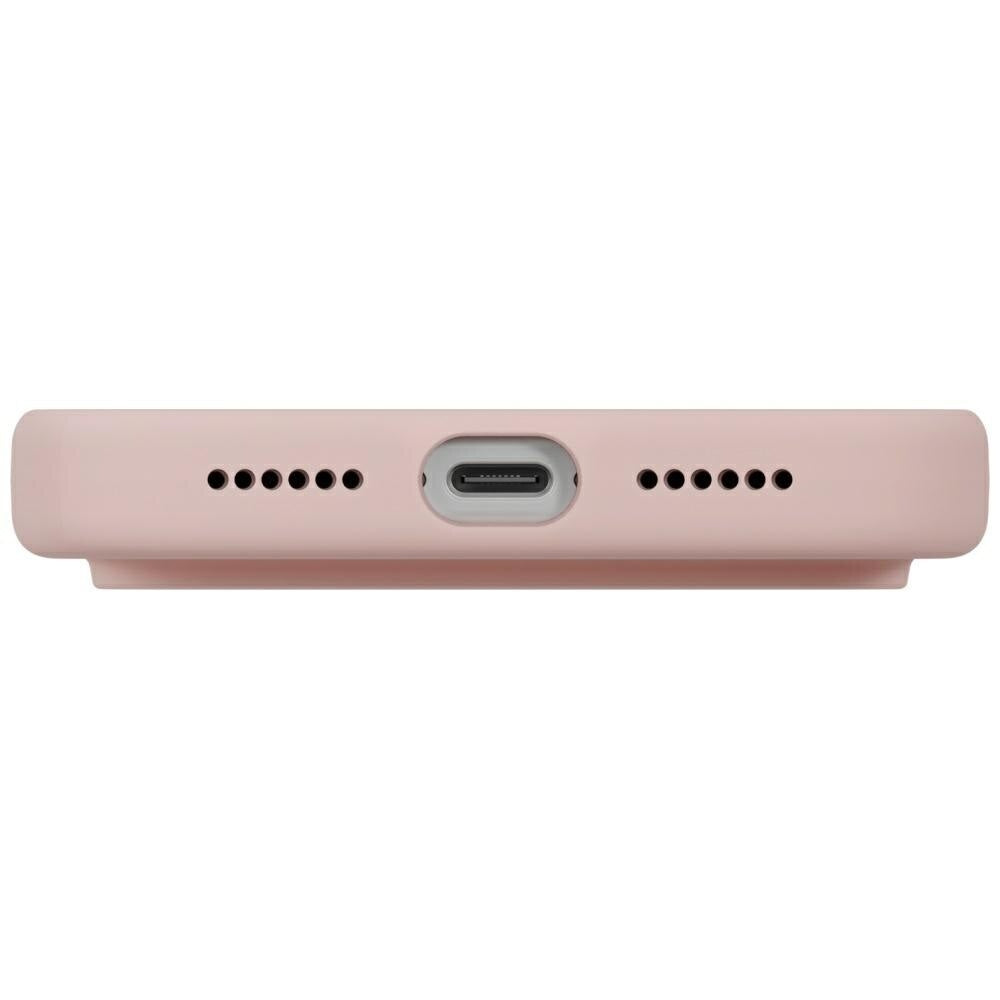 Capa MagSafe para Apple iPhone 17 Pro, UNIQ, Lino MagClick, Rosa