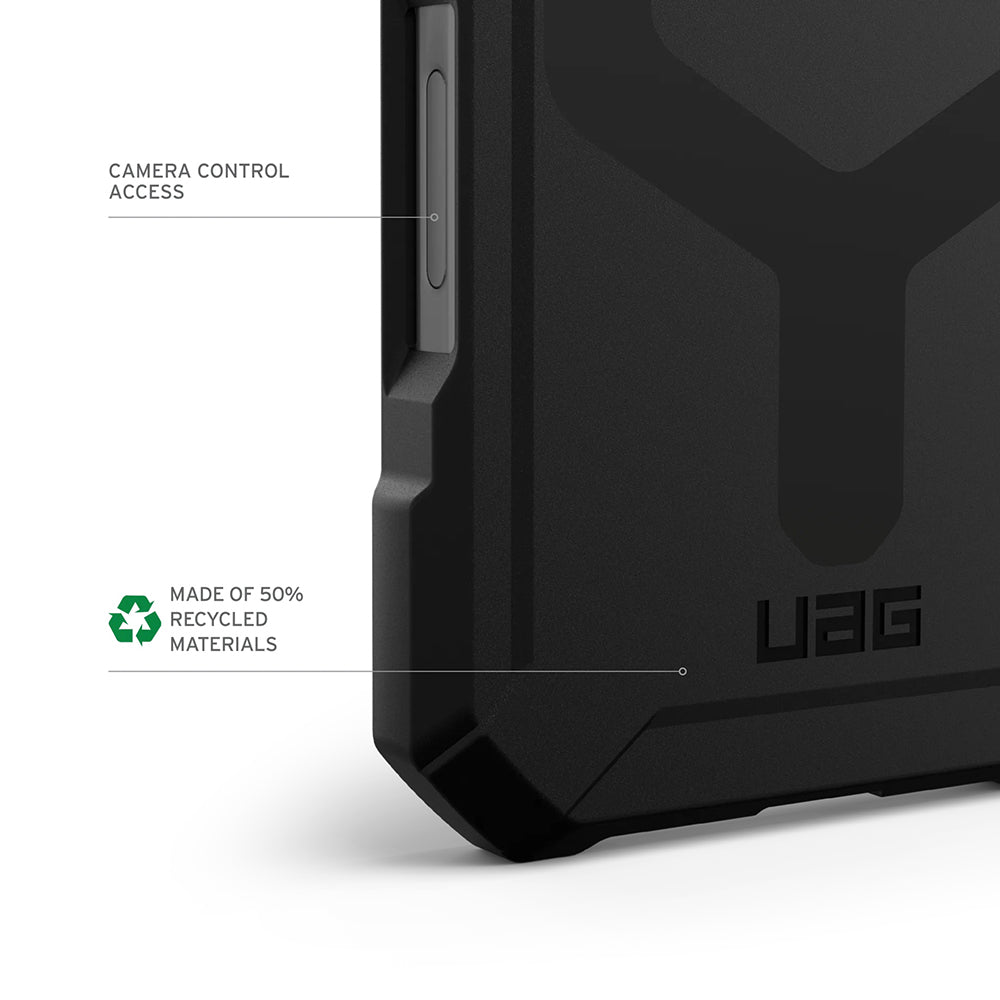 Capa MagSafe para Apple iPhone 17 Pro, Urban Armor Gear, Essential Armor, Preta
