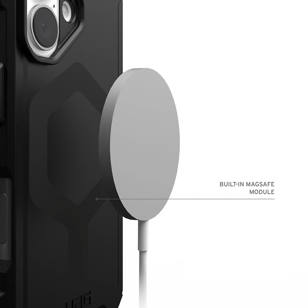 Capa MagSafe para Apple iPhone 17 Pro, Urban Armor Gear, Essential Armor, Preta