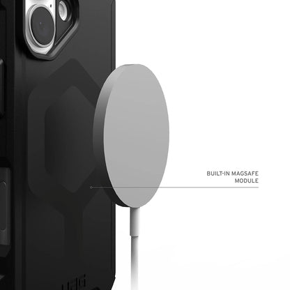Capa MagSafe para Apple iPhone 17 Pro, Urban Armor Gear, Essential Armor, Preta