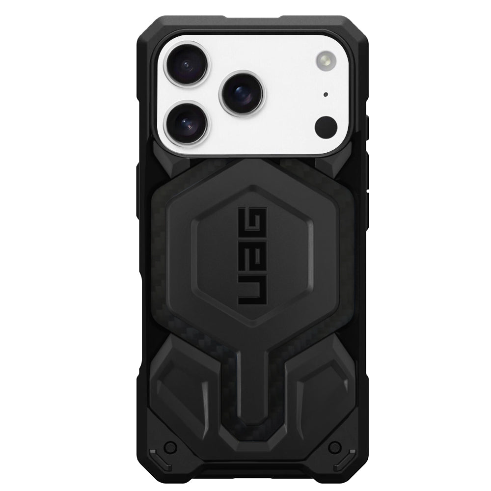 Capa MagSafe para Apple iPhone 17 Pro, Urban Armor Gear, Monarch Pro Carbon, Preta