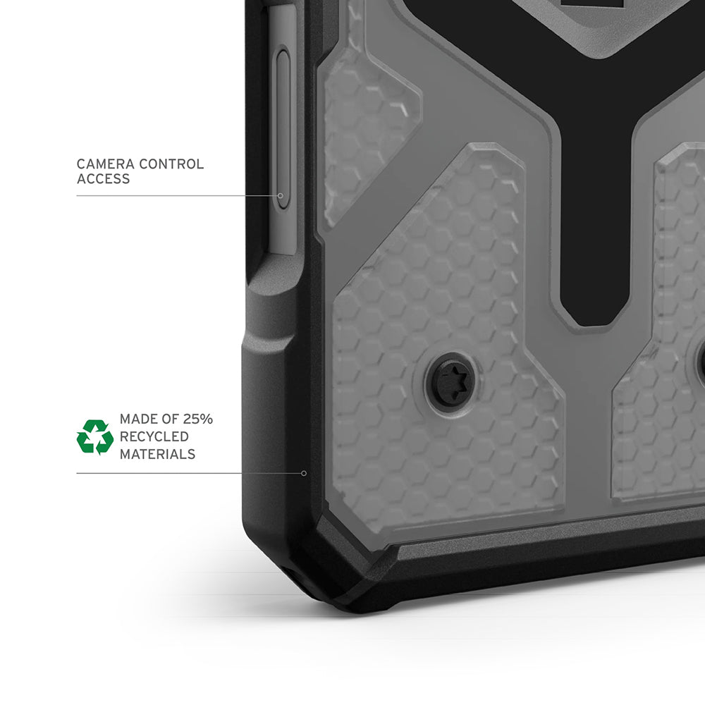 Capa MagSafe para Apple iPhone 17 Pro, Urban Armor Gear, Pathfinder Clear, Cinza