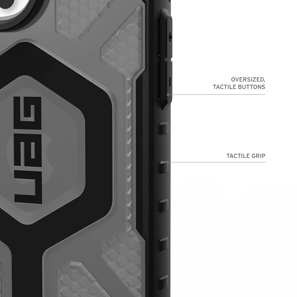 Capa MagSafe para Apple iPhone 17 Pro, Urban Armor Gear, Pathfinder Clear, Cinza