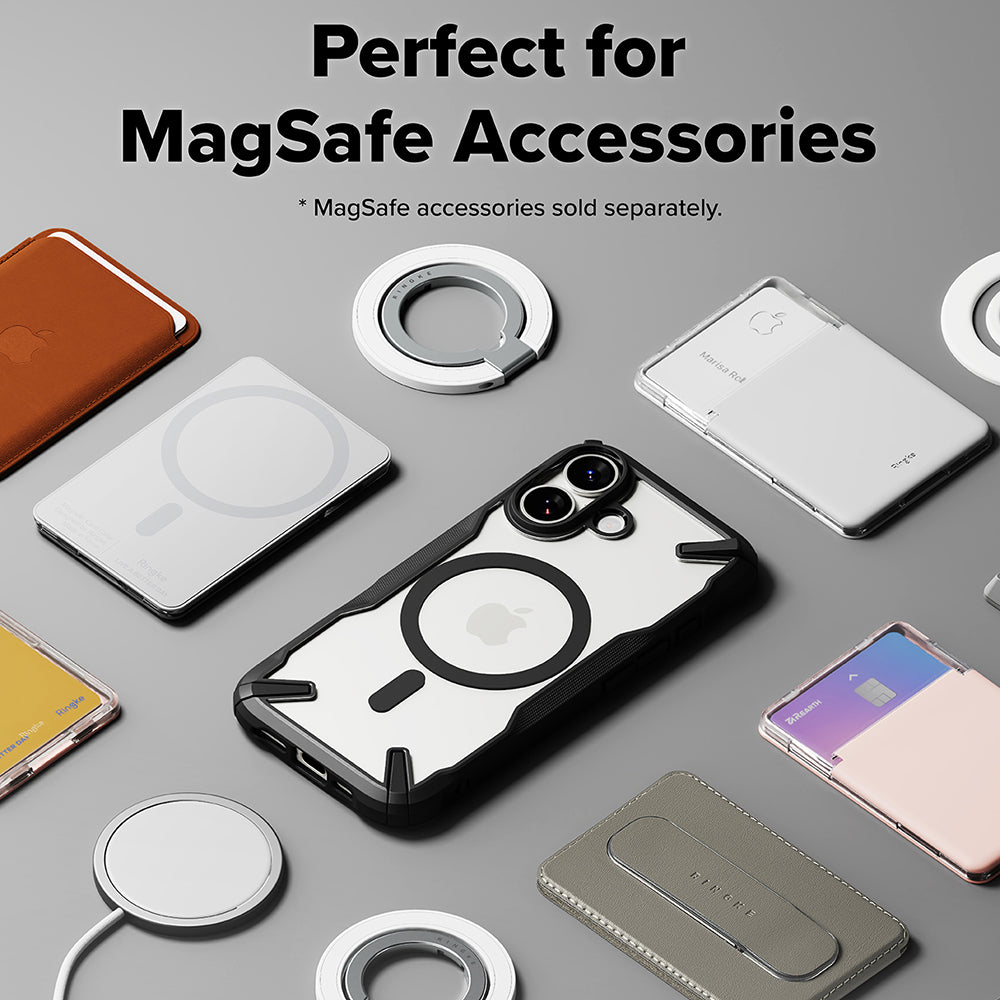 Capa MagSafe para Apple iPhone 17, Ringke, Fusion X, Preta