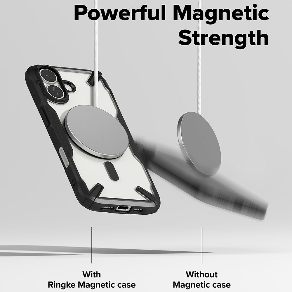 Capa MagSafe para Apple iPhone 17, Ringke, Fusion X, Preta