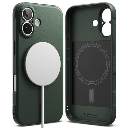 Capa MagSafe para Apple iPhone 17, Ringke, Ônix, Verde Escuro