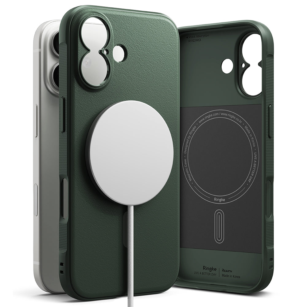 Capa MagSafe para Apple iPhone 17, Ringke, Ônix, Verde Escuro