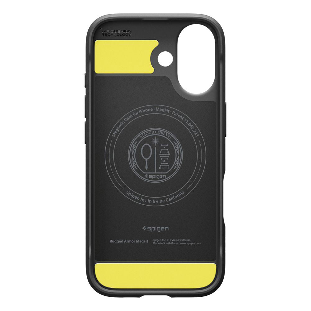 Capa MagSafe para Apple iPhone 17, Spigen, Rugged Armor, Preta Fosca