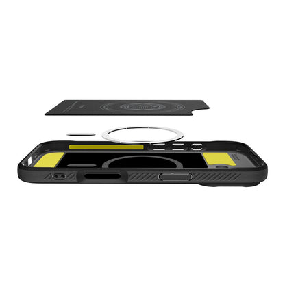 Capa MagSafe para Apple iPhone 17, Spigen, Rugged Armor, Preta Fosca