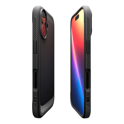 Capa MagSafe para Apple iPhone 17, Spigen, Rugged Armor, Preta Fosca