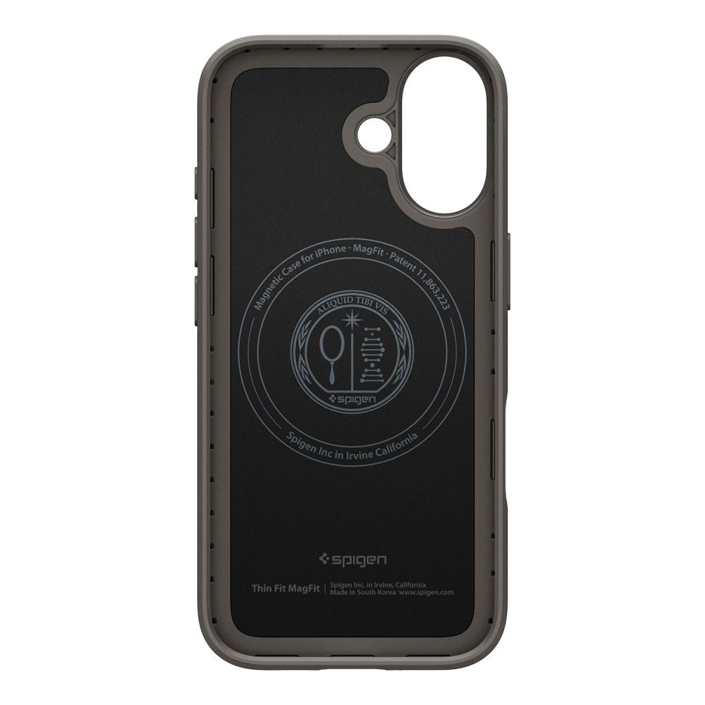 Capa MagSafe para Apple iPhone 17, Spigen, Thin Fit, Cinza