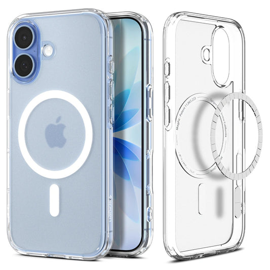 Capa MagSafe para Apple iPhone 17, Spigen, Ultra Hybrid, Branco Acetinado