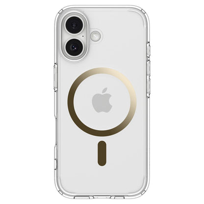 Capa MagSafe para Apple iPhone 17, Spigen, Ultra Hybrid, Dourada Transparente