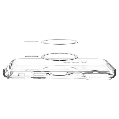 Capa MagSafe para Apple iPhone 17, Spigen, Ultra Hybrid, Dourada Transparente