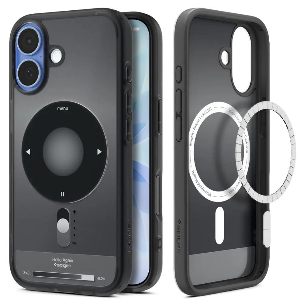 Capa MagSafe para Apple iPhone 17, Spigen, Ultra Hybrid Classic, Preta