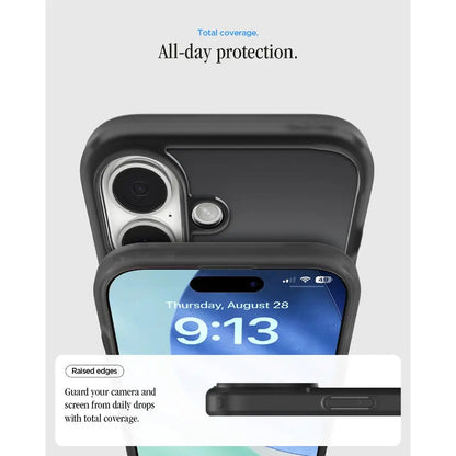 Capa MagSafe para Apple iPhone 17, Spigen, Ultra Hybrid Classic, Preta