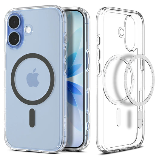Capa MagSafe para Apple iPhone 17, Spigen, Ultra Hybrid, Cinza
