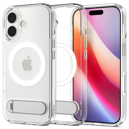 Capa MagSafe para Apple iPhone 17, Spigen, Ultra Hybrid S, Transparente