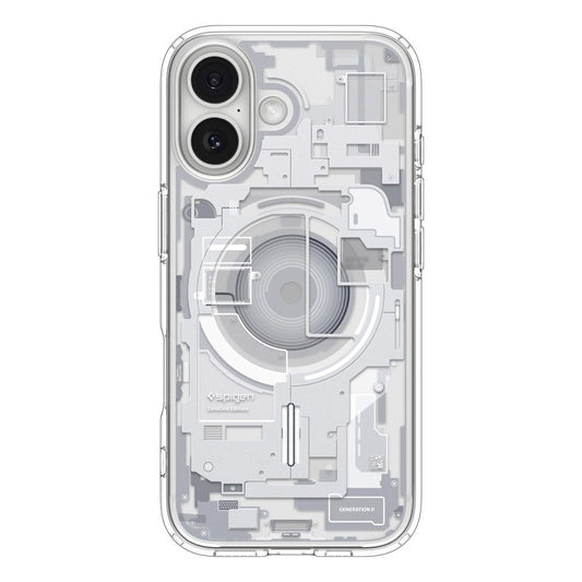 Capa MagSafe para Apple iPhone 17, Spigen, Ultra Hybrid Zero One, Branca