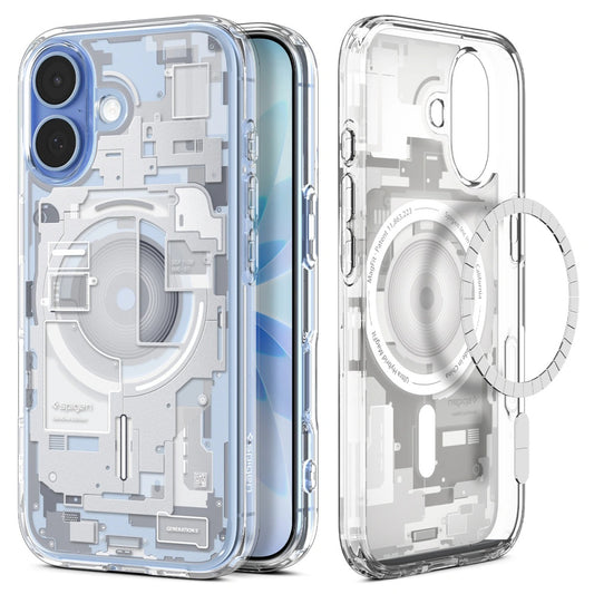 Capa MagSafe para Apple iPhone 17, Spigen, Ultra Hybrid Zero One, Branca
