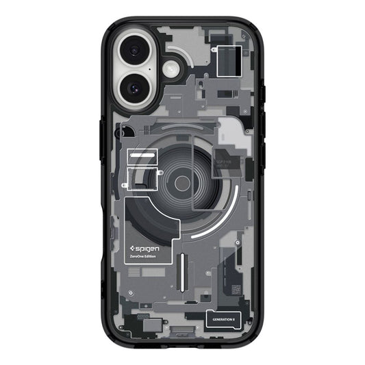 Capa MagSafe para Apple iPhone 17, Spigen, Ultra Hybrid Zero One, Preta